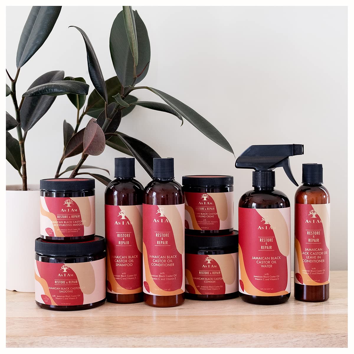 AS I AM JAMAICAN BLACK WATER 16 oz