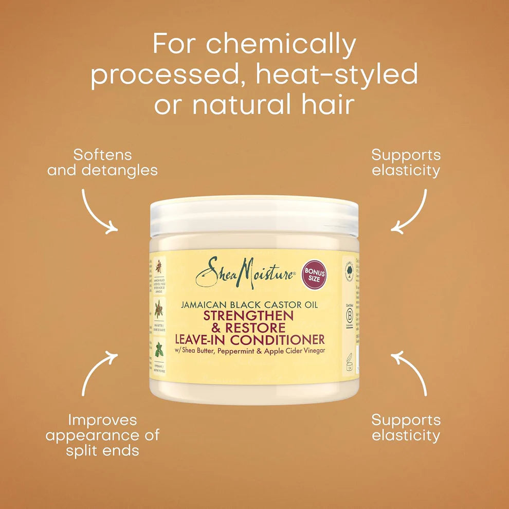 SheaMoisture Jamaican Black Castor Oil Strengthen & Restore Leave-In Conditioner 16oz