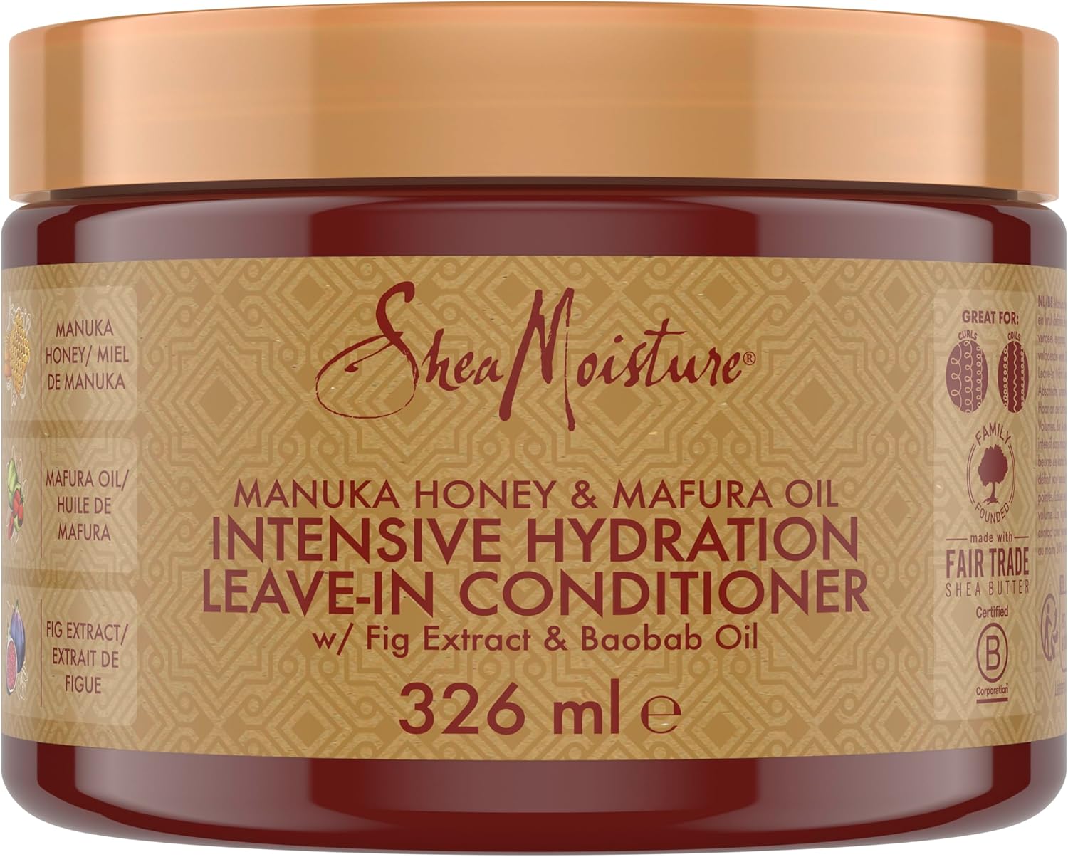 SheaMoisture Manuka Honey & Mafura Oil Leave-In Conditioner 12oz