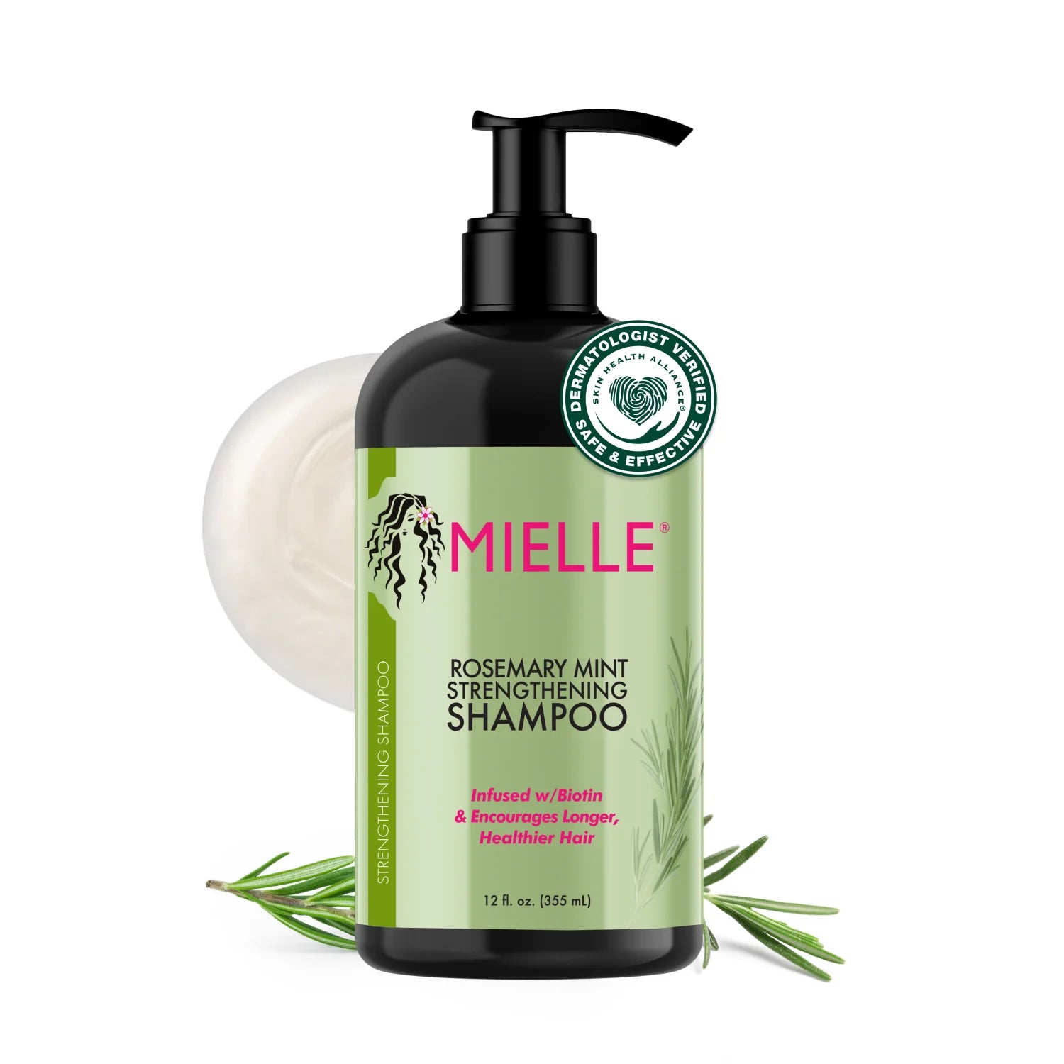 MIELLE ROSEMARY MINT SHAMPOO 12oz