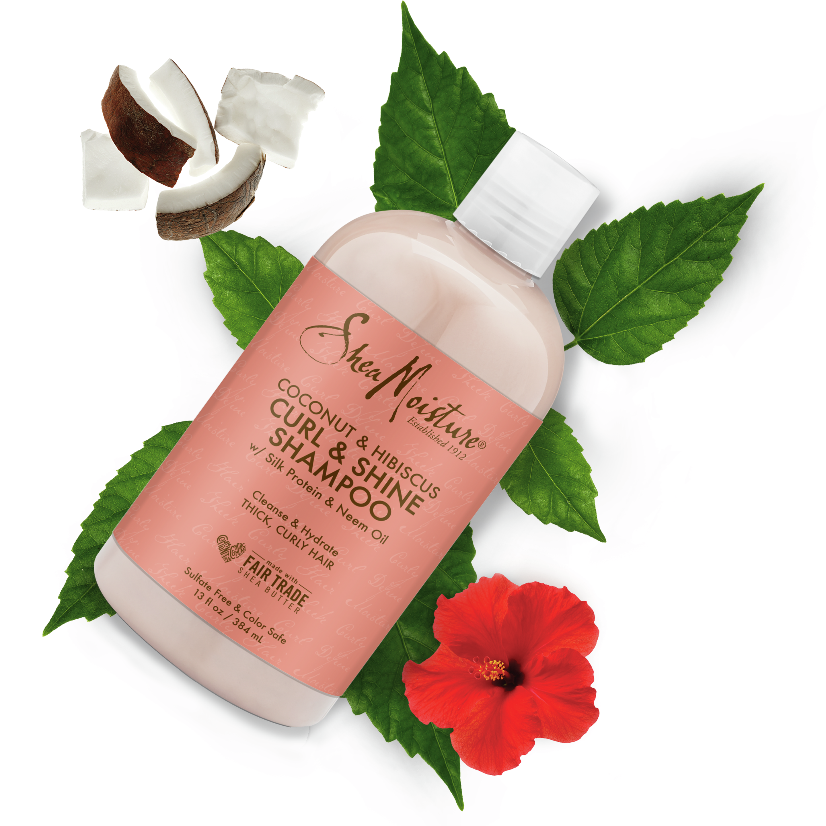 SheaMoisture Coconut & Hibiscus Shampoo – 13oz