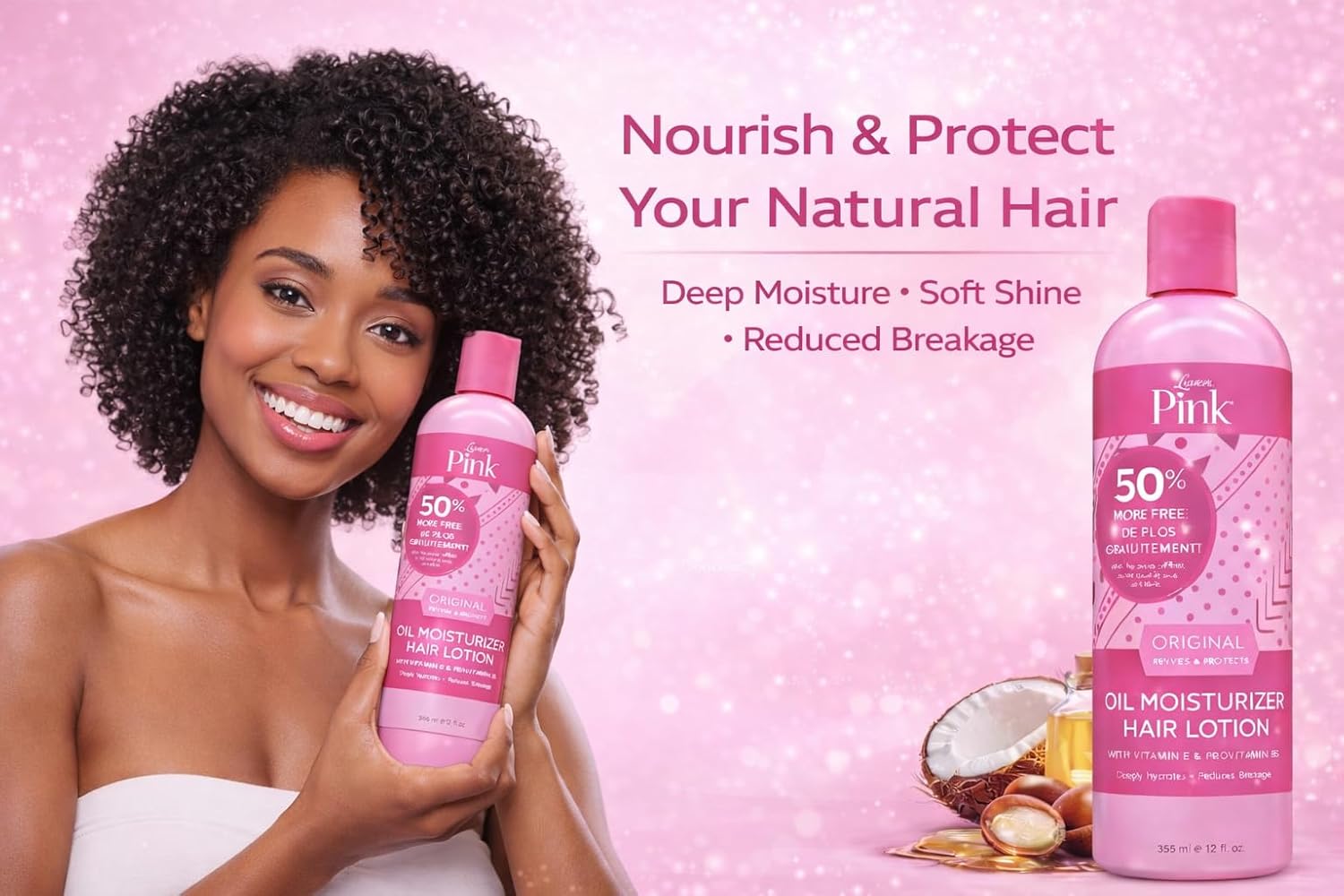 Luster’s Pink Oil Moisturizer – 12 Oz