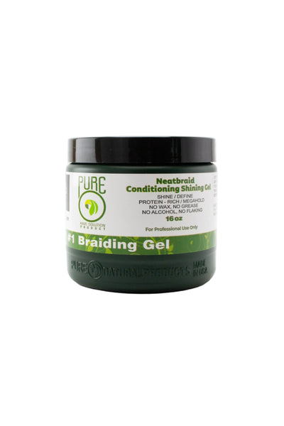 Pure O’ Neat Braid Girl Neat Braid Conditioning Shining Gel – 16 Oz