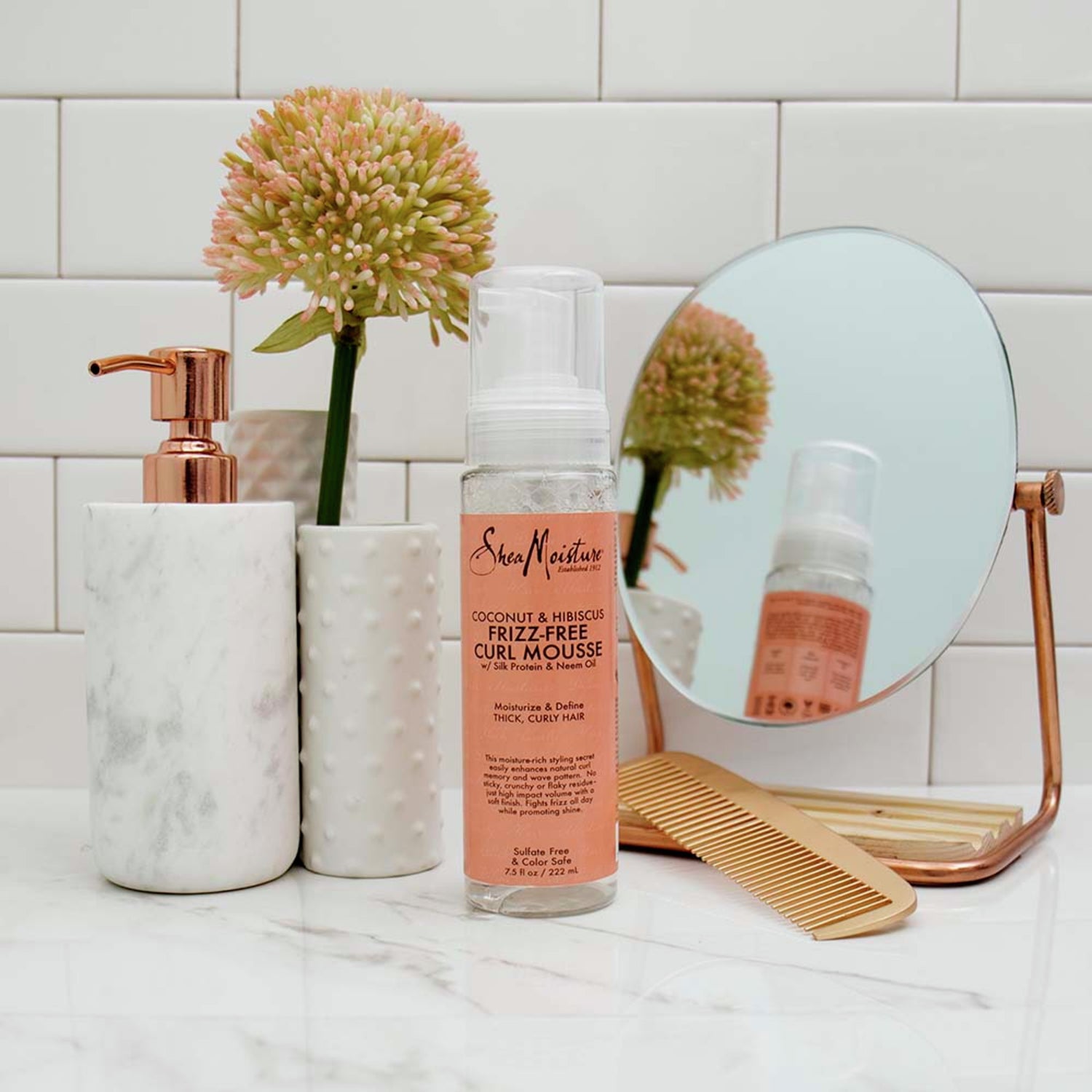 SheaMoisture Coconut &amp; Hibiscus Mousse – 7.5oz