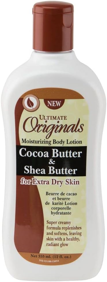 Ultimate Originals Cocoa Butter & Shea Butter Moisturizing Body Lotion 12 oz