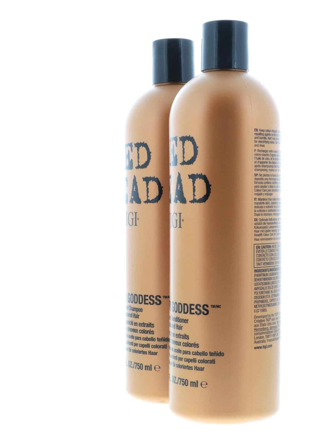 TIGI Bed Head Colour Goddess Shampoo &amp; Conditioner Set – Colour Care – 2 x 750ml