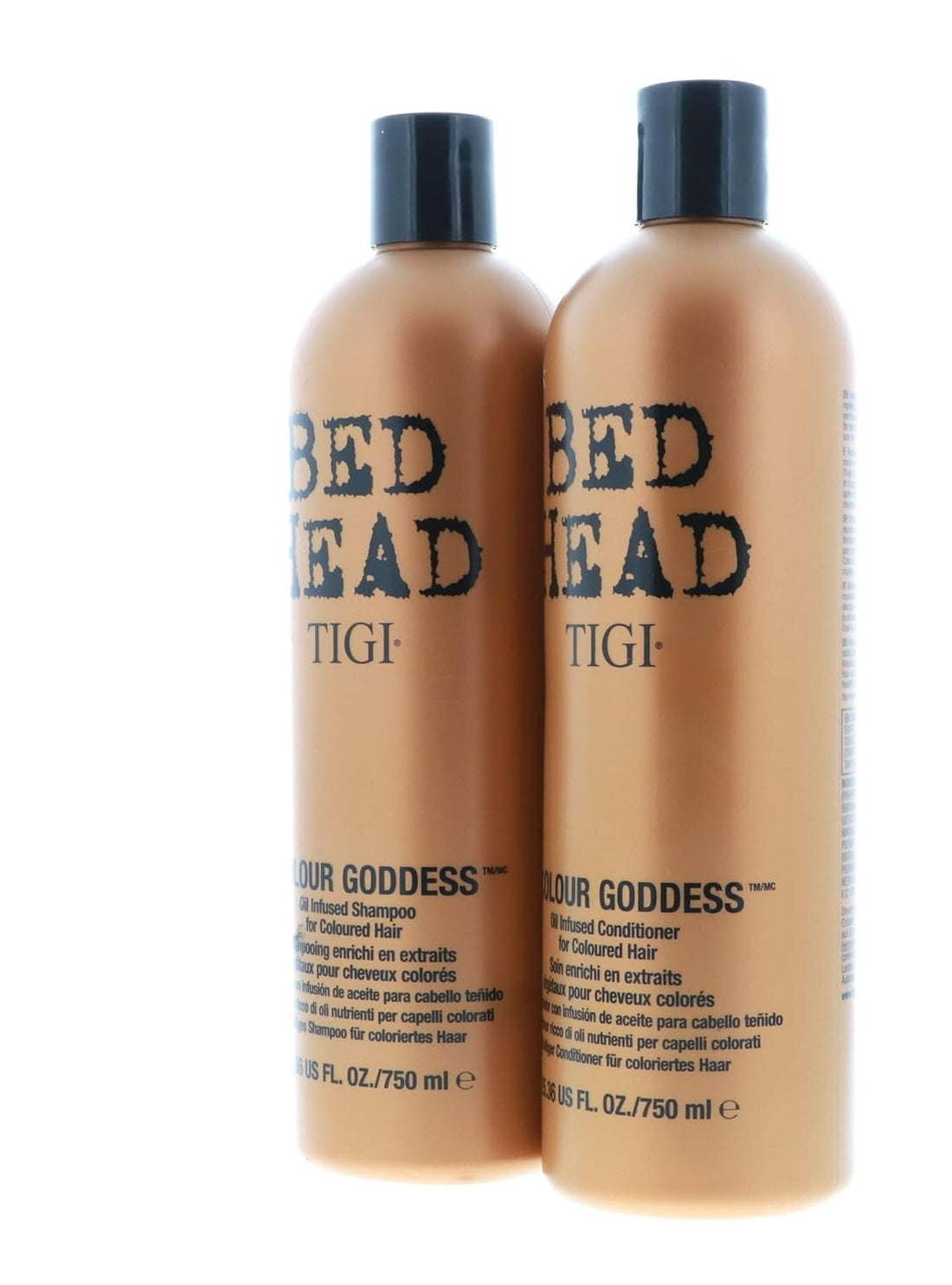 Tigi Bedhead Set  COLOR GODDESS SHAMPOO &amp; CONDITIONER SET - BROWN 750ML (PACK OF 2)