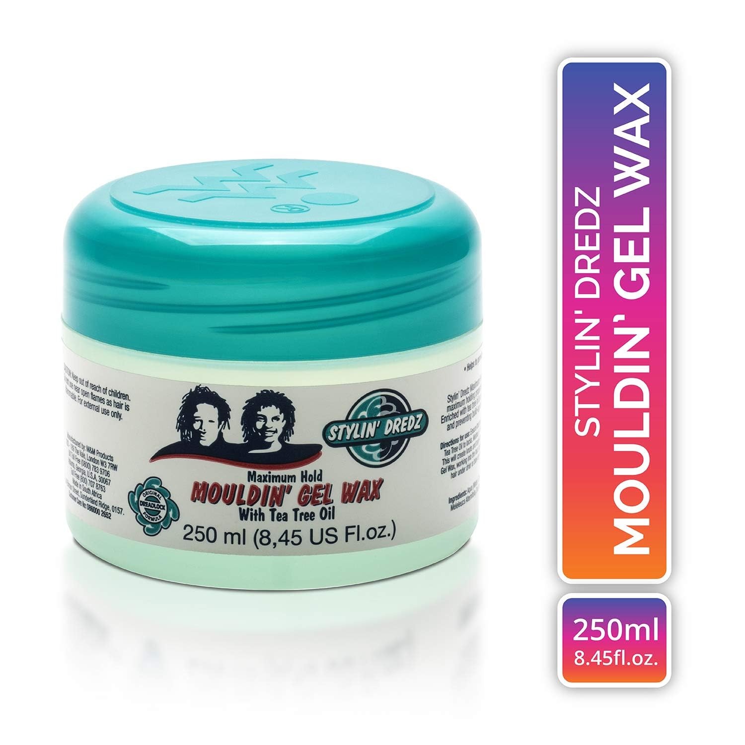 Stylin Dredz Moulding Gel Wax Maximum Hold – Clear – 250 ml