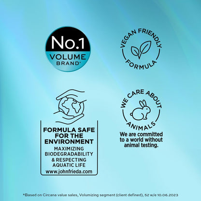 John Freida VOLUME LIFT LIGHTWEIGHT SHAMPOO AND CONDITIONER DUE PACK 2 X 500ml