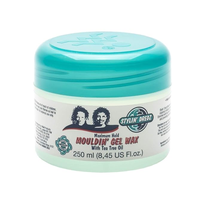 Stylin Dredz Moulding Gel Wax Maximum Hold – Clear – 250 ml