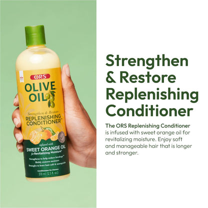 ORS Olive Oil Replenishing Conditioner – Bonus – 15.9 Oz