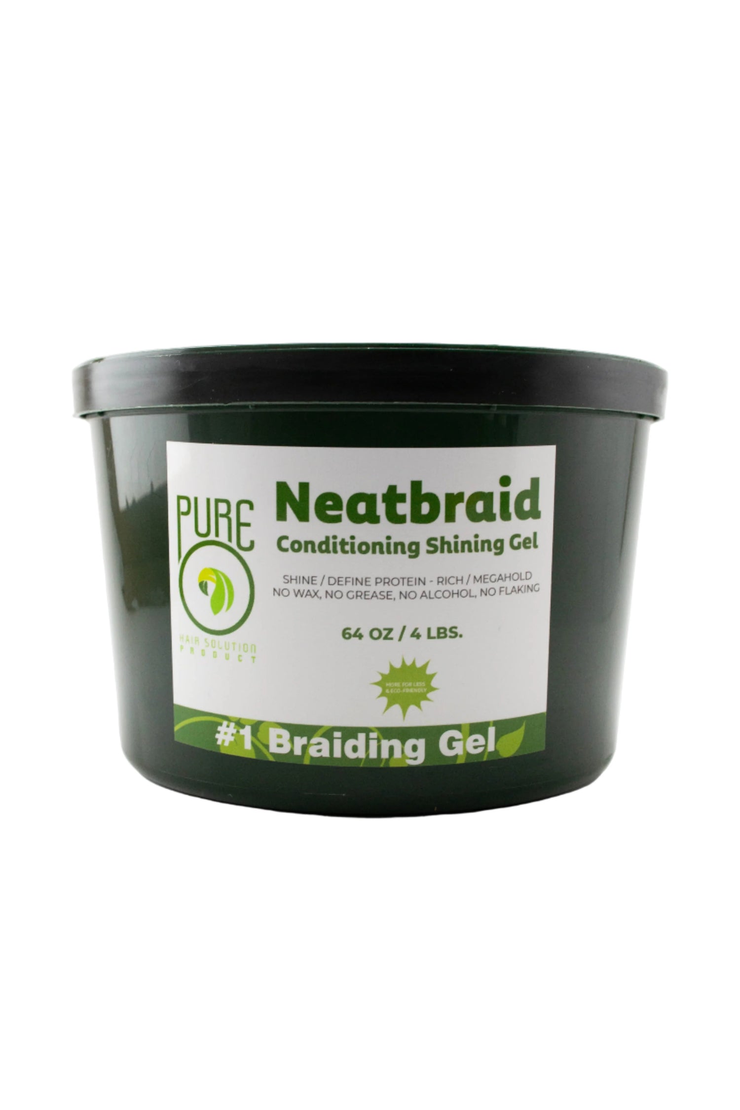 Pure O’ Neat Braid Girl Neat Braid Conditioning Shining Gel – 64 Oz