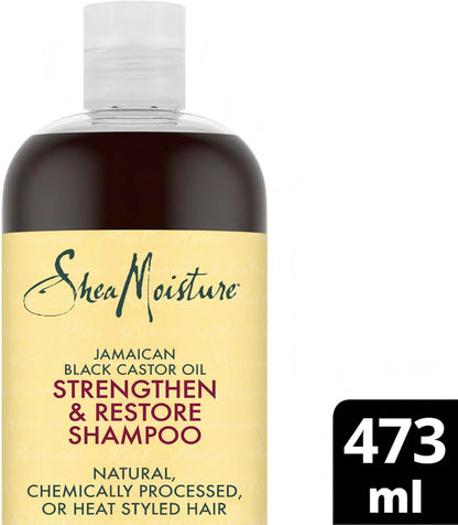SheaMoisture Jamaican Black Castor Oil Strengthen &amp; Restore Shampoo 16oz (473ml)