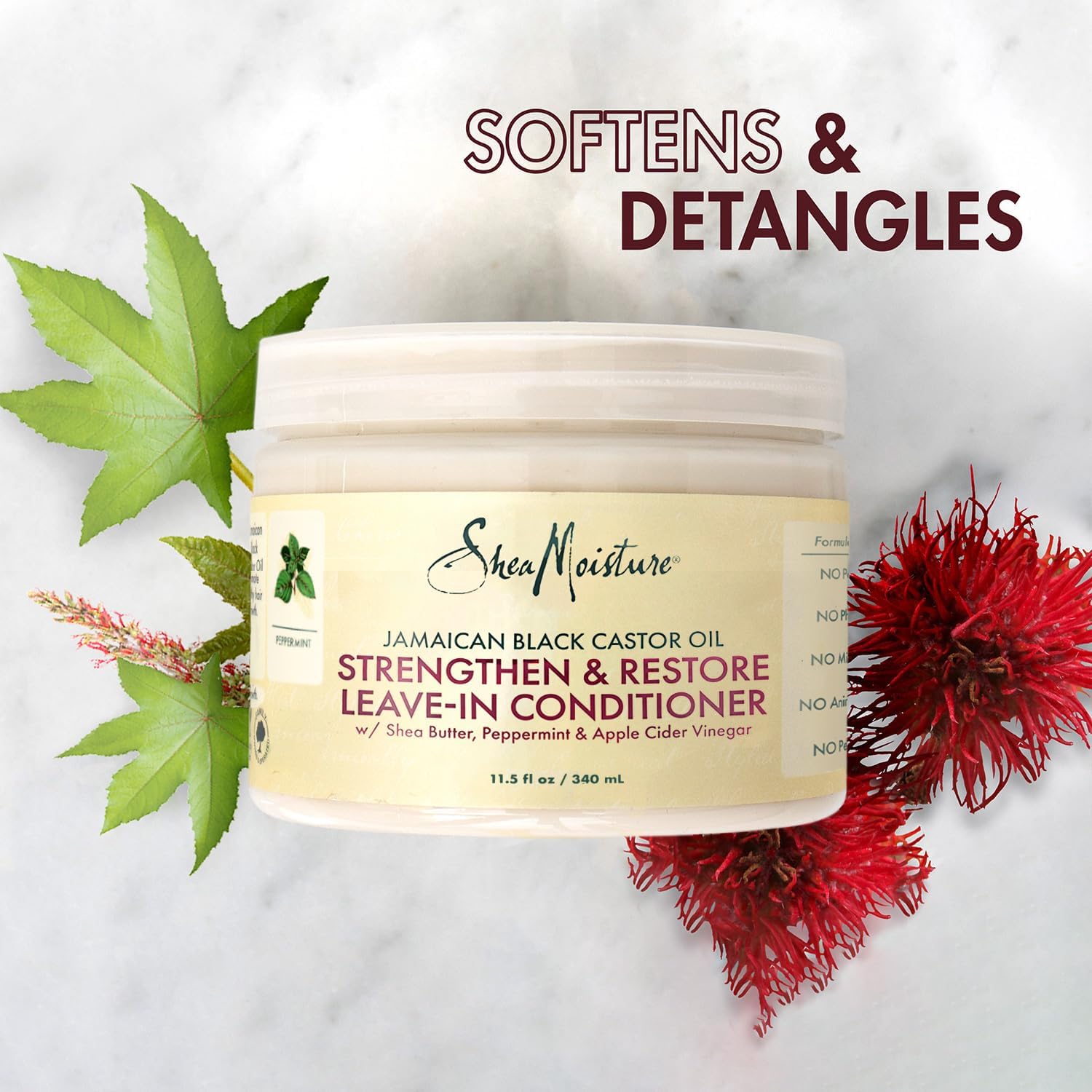 SheaMoisture Jamaican Black Castor Oil Strengthen &amp; Restore Leave-In Conditioner 16oz