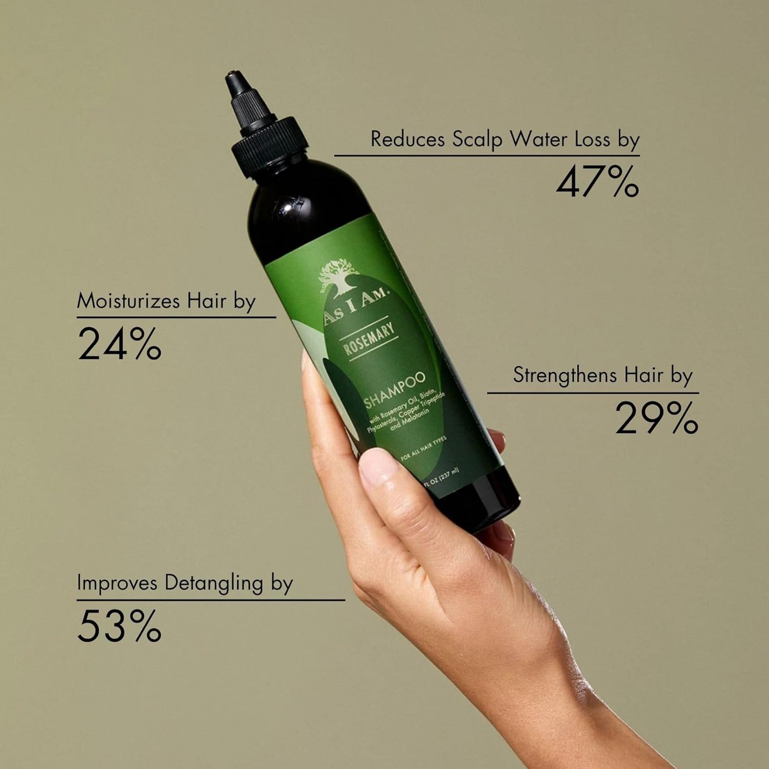 As I Am Rosemary Shampoo – 8 Oz
