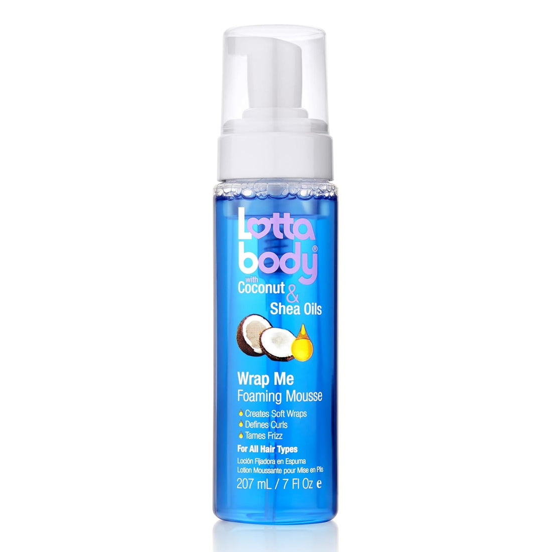 Lottabody Wrap Me Foaming Mousse with Coconut &amp; Shea Oil 7 oz