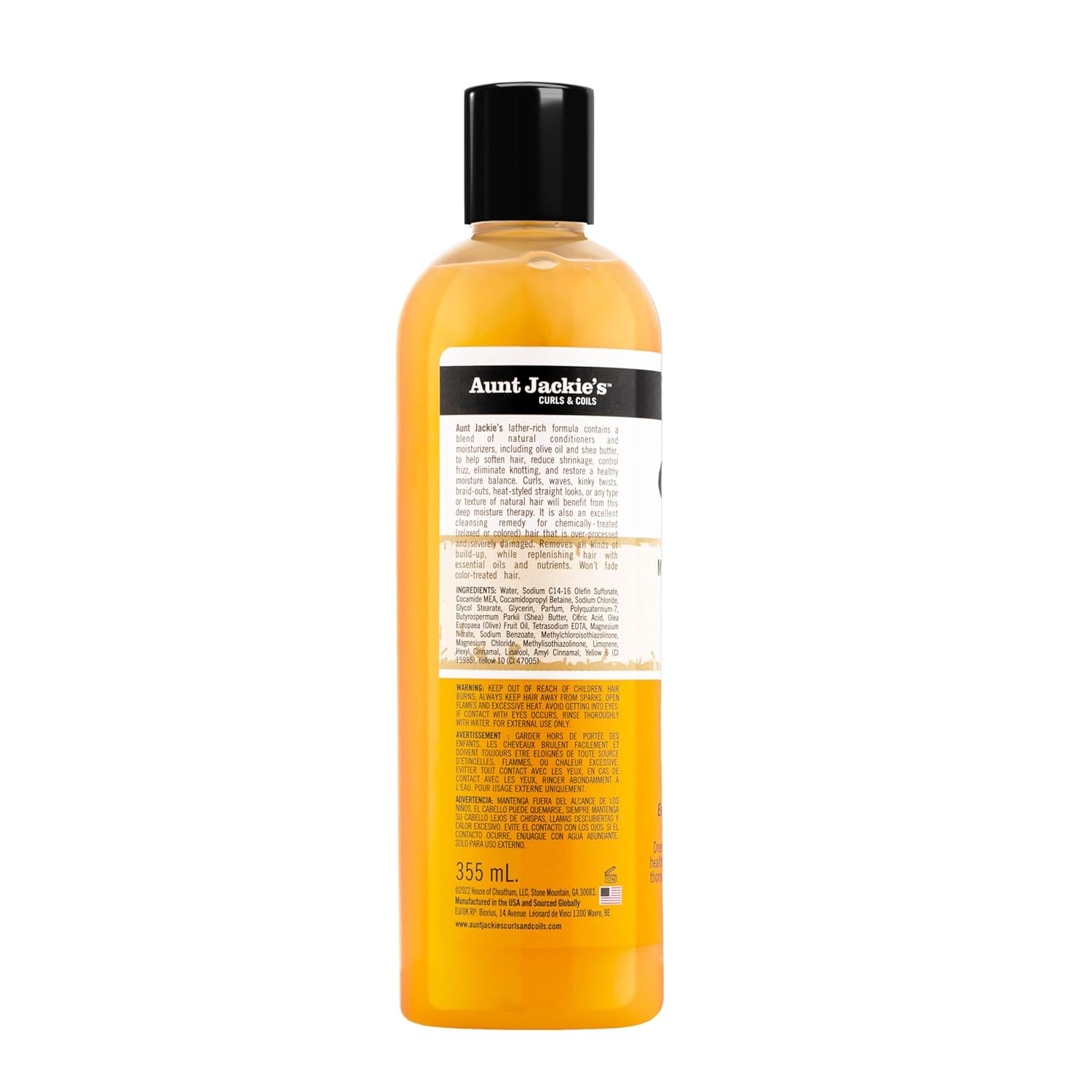 Aunt Jackie’s Oh So Clean Moist Shampoo 12 oz