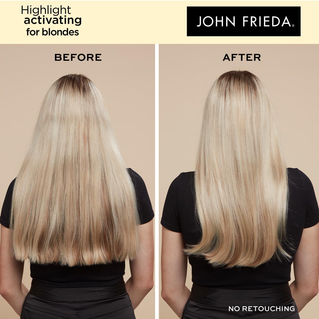 John Freida BLONDE HIGHLIGHT ACT MOIST SHAMPOO &amp; CONDITIONER DUE PACK 2 X 500ml