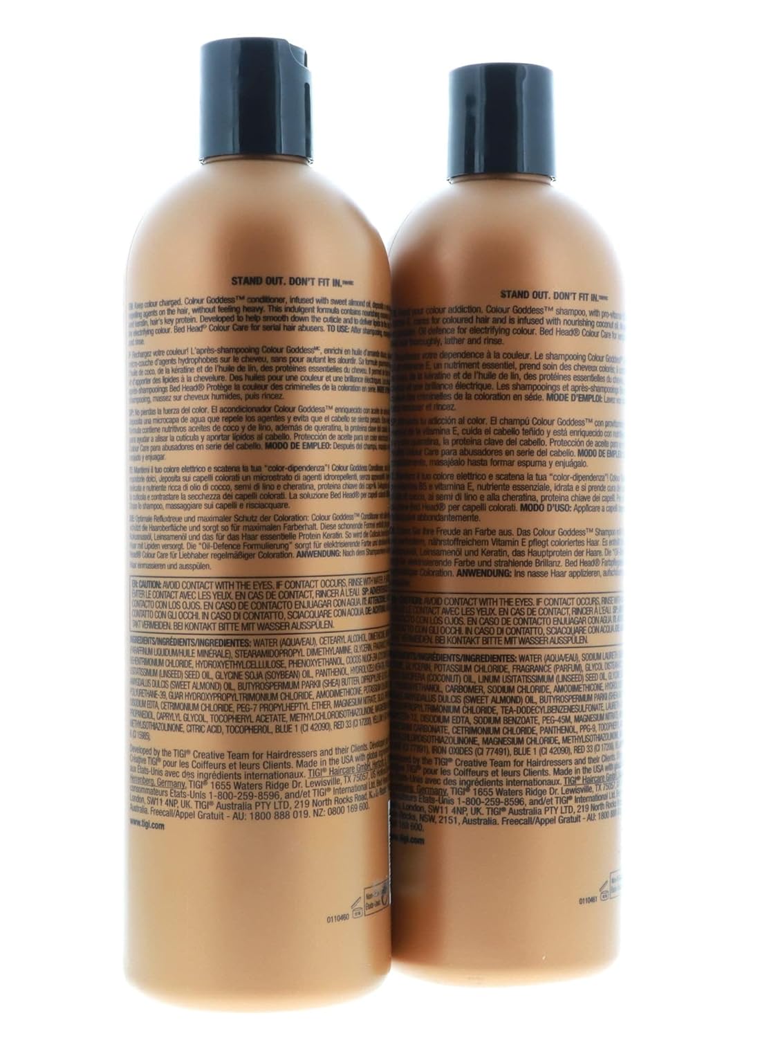 TIGI Bed Head Colour Goddess Shampoo &amp; Conditioner Set – Colour Care – 2 x 750ml