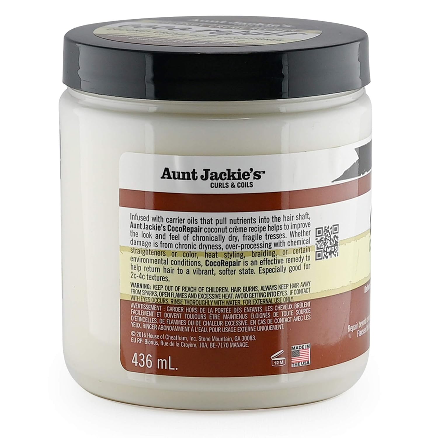 Aunt Jackie’s Coco Repair Deep Conditioner 15 oz