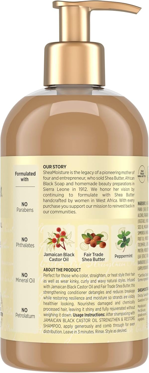 SheaMoisture Jamaican Black Castor Oil Strengthen &amp; Restore Conditioner