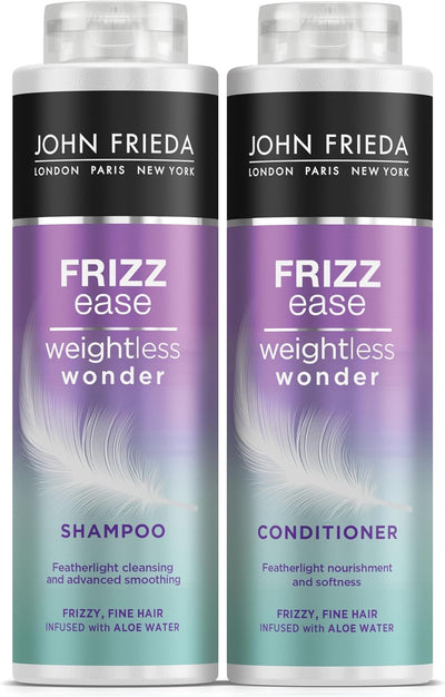 John Freida FRIZZ EASE WEIGHTLESS SHAMPOO AND CONDITIONER DUO PACK 2X500ml