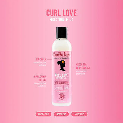 Camille Rose Curl Love Moisture Milk – Leave-In Conditioning Cream 240ml