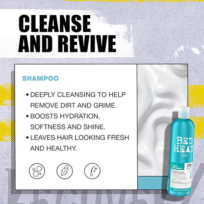 Tigi Bedhead Set  RECOVERY SHAMPOO &amp; CONDITIONER SET - BLUE 750ML (PACK OF 2)