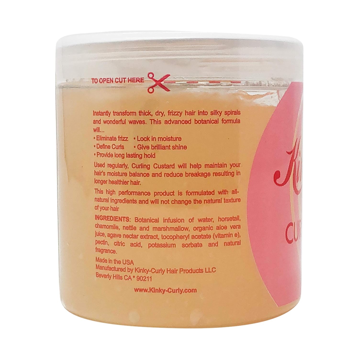 Kinky Curly Curling Custard – 8 Oz (PCS Price)