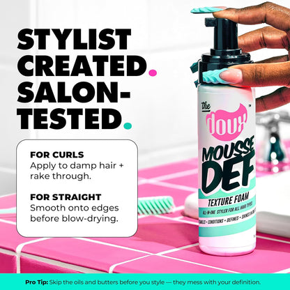 The Doux Mousse Def Texture Foam Mousse 7 oz
