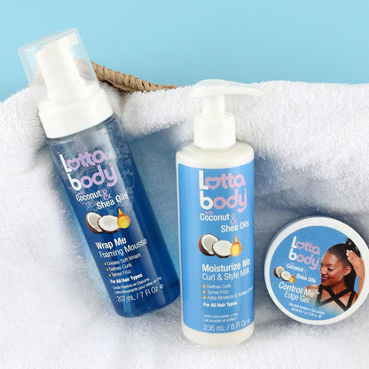 Lottabody Wrap Me Foaming Mousse with Coconut &amp; Shea Oil 7 oz