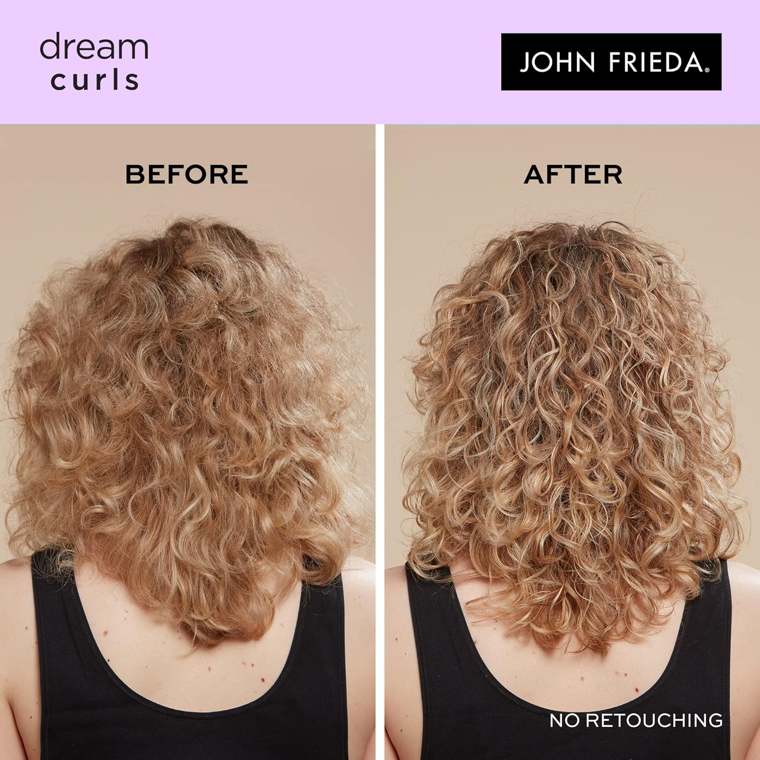 John Frieda Frizz Ease Dream Curls Shampoo &amp; Conditioner Duo Pack for Curly Hair – Anti-Frizz Haircare Set – 2 x 500ml
