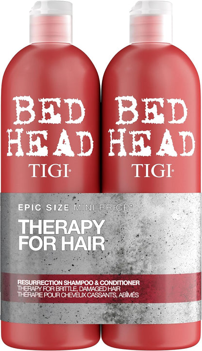 TIGI Bed Head Resurrection Shampoo &amp; Conditioner Set – Damage Repair Haircare – 2 x 750ml
