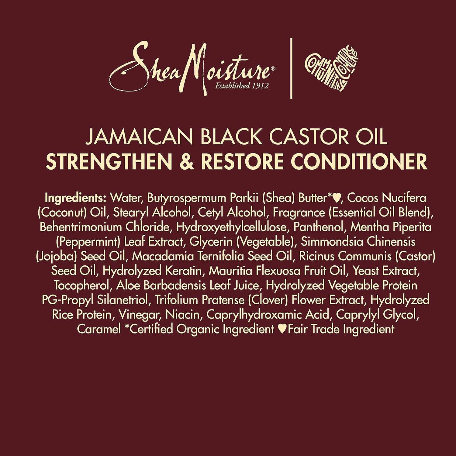 SheaMoisture Jamaican Black Castor Oil Strengthen &amp; Restore Leave-In Conditioner 16oz