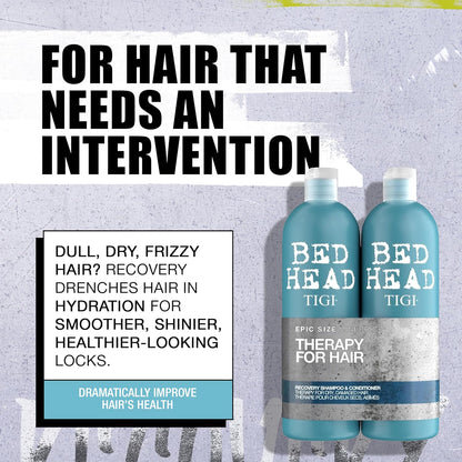 Tigi Bedhead Set  RECOVERY SHAMPOO &amp; CONDITIONER SET - BLUE 750ML (PACK OF 2)
