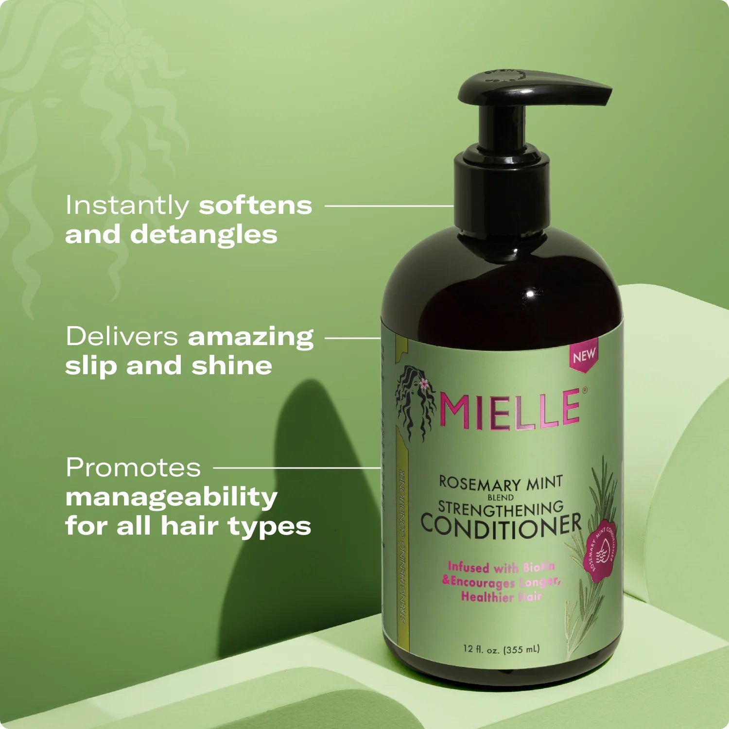 Mielle Rosemary Mint Strengthening Conditioner 12 oz