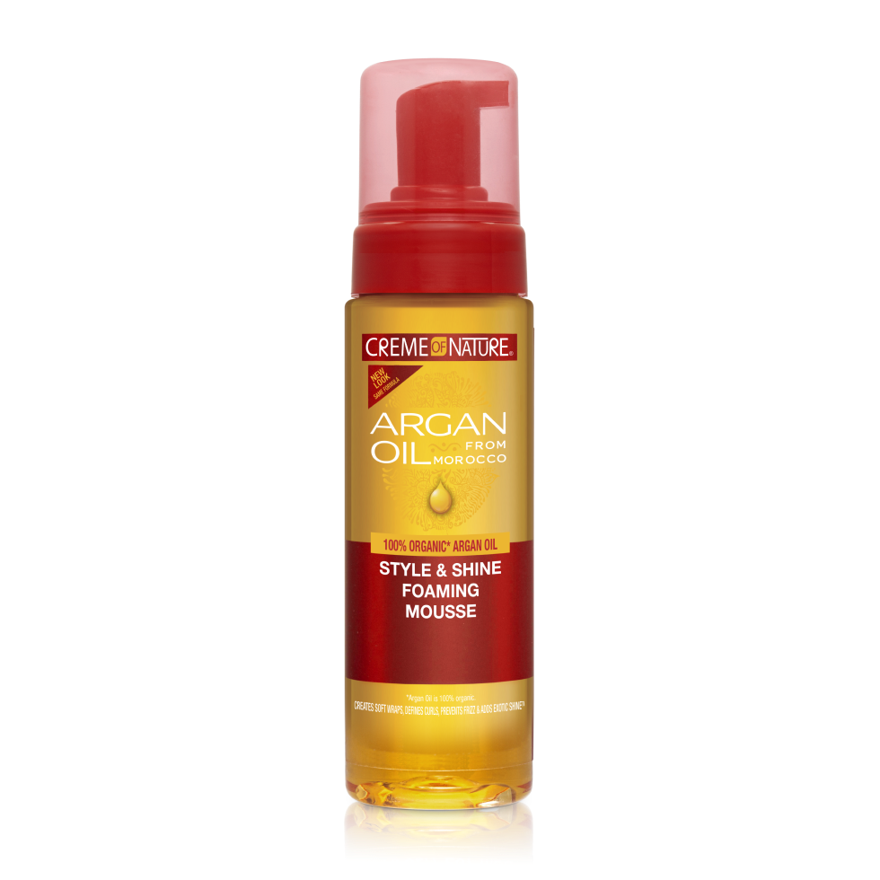 Cream of Nature Argan Oil Styling Mousse 7 oz