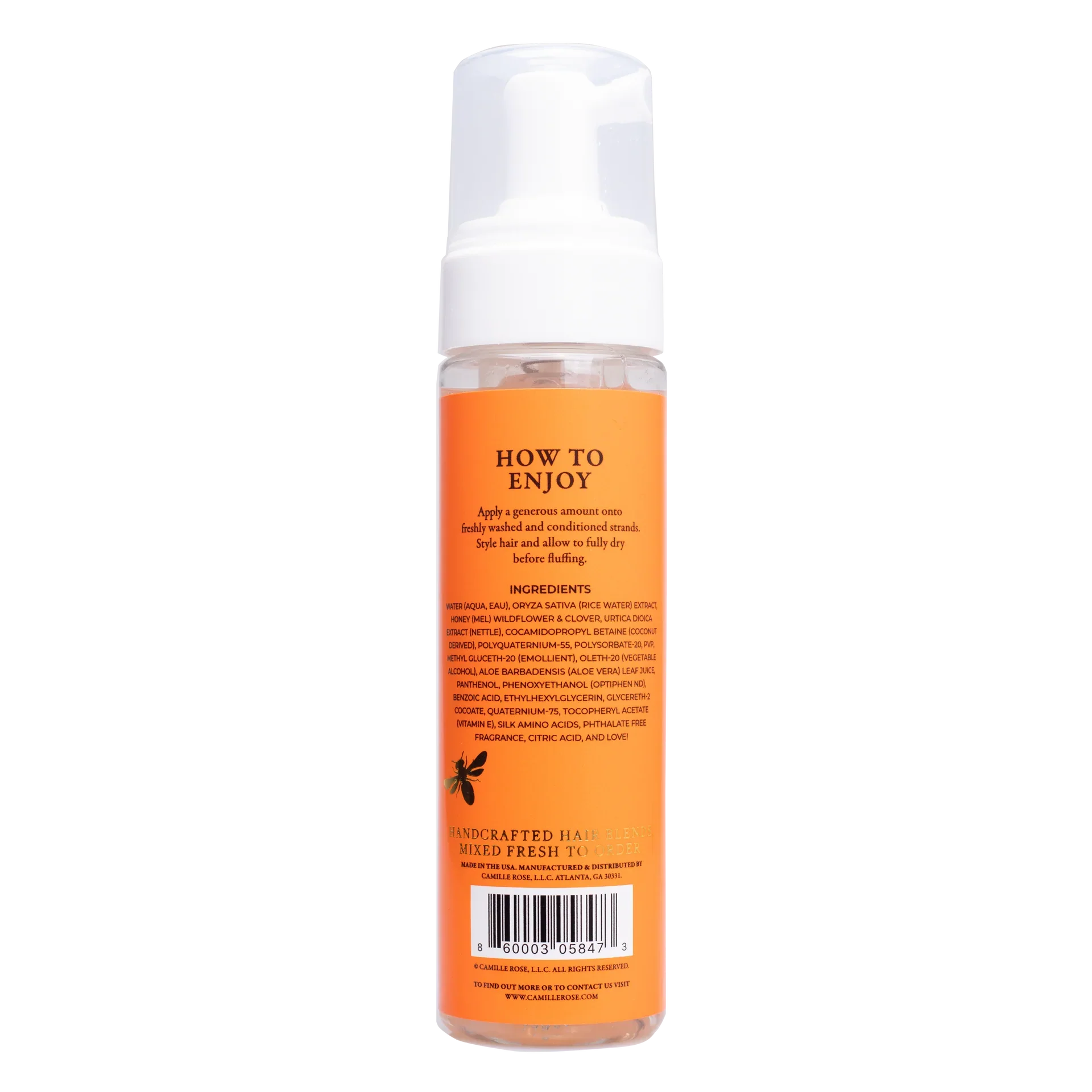 Camille Rose Spiked Honey Mousse – 240ml