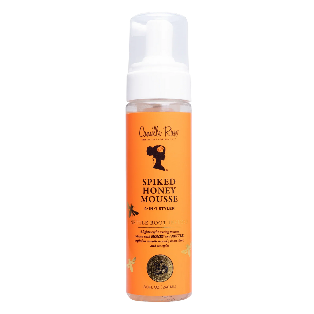 Camille Rose Nourishing Hair Styling Mousse with Honey &amp; Nettle Root