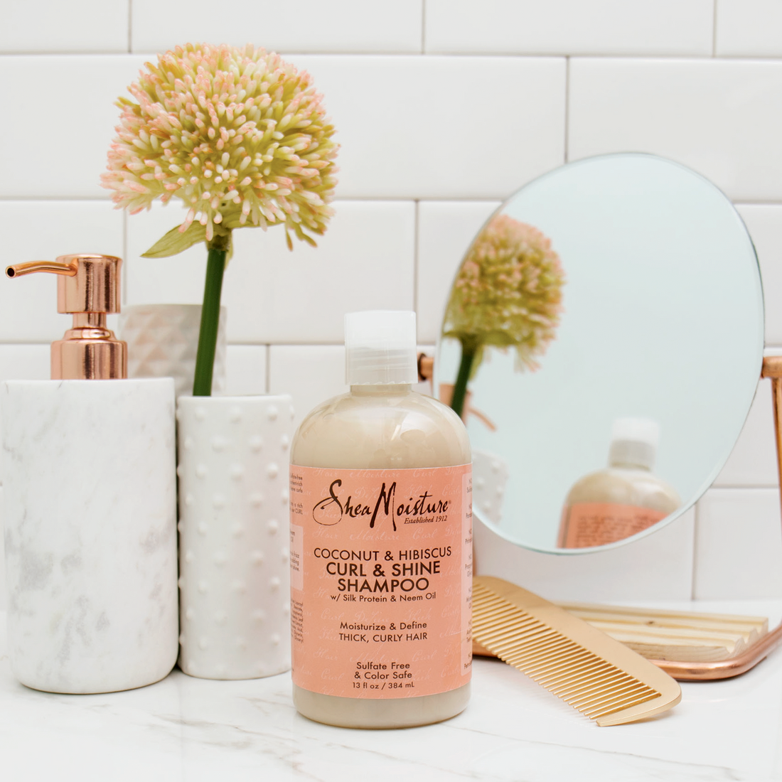 SheaMoisture Coconut &amp; Hibiscus Shampoo – 13oz