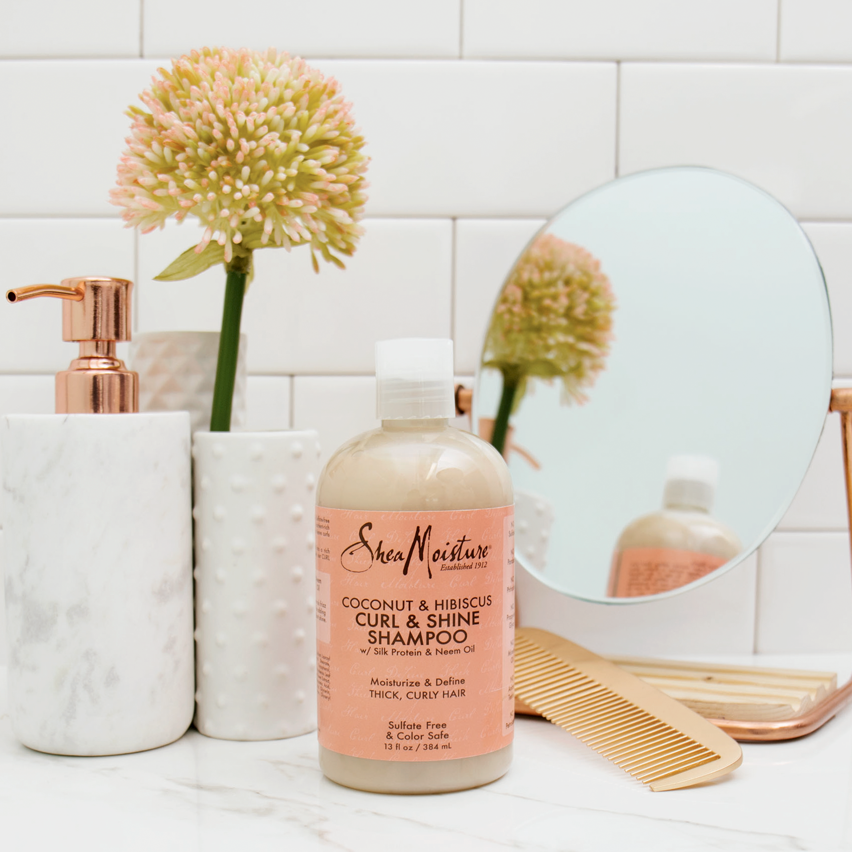 SheaMoisture Coconut &amp; Hibiscus Shampoo – 13oz