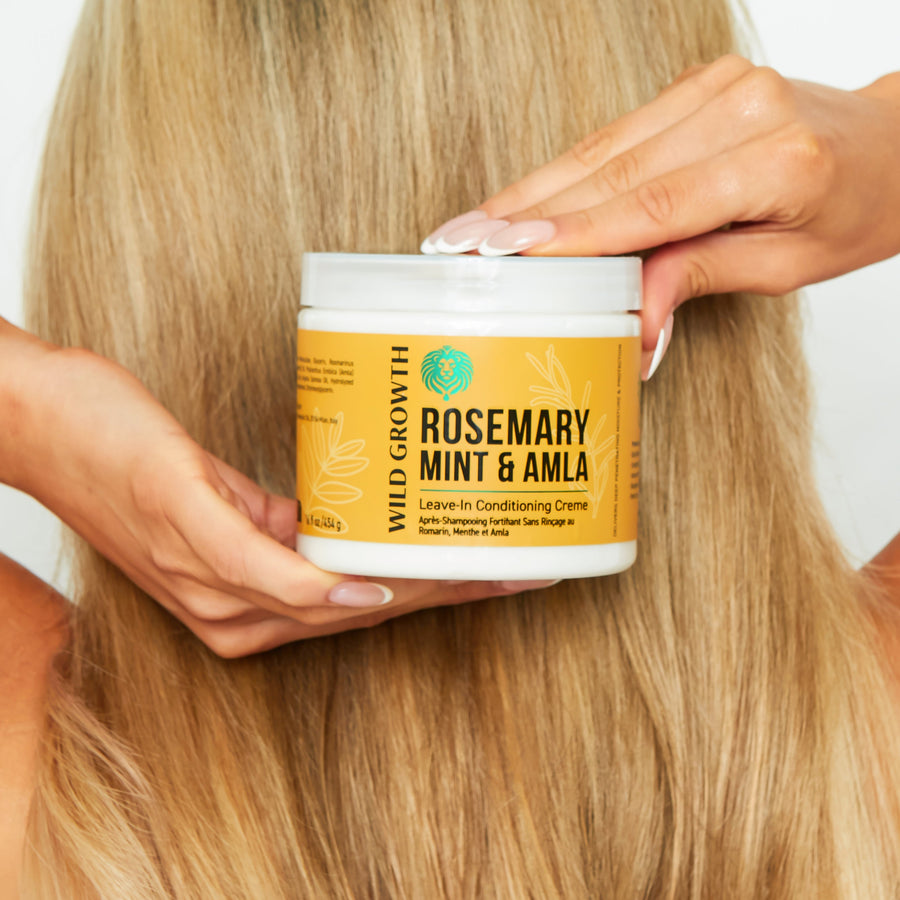 Wild Growth Rosemary Mint &amp; Amla Leave-In Conditioner – 16oz
