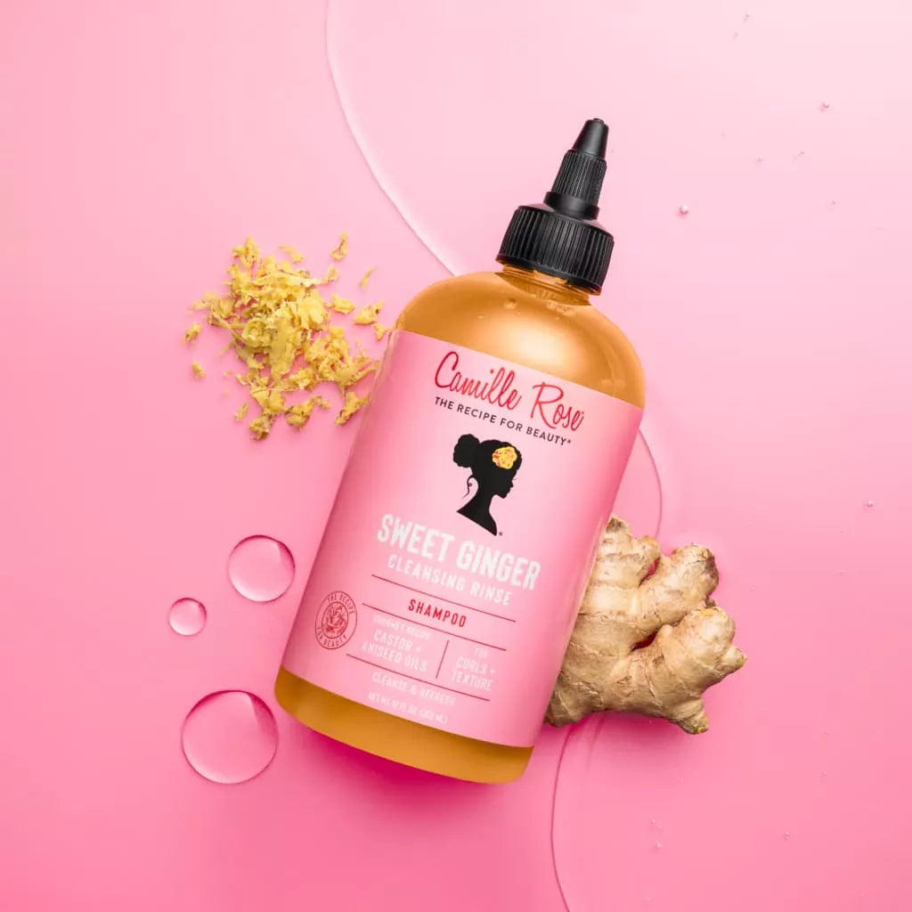 Camille Rose Sweet Ginger Cleansing Rinse - Sulfate-Free Natural Hair Cleanser